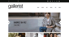 Desktop Screenshot of blog.gallerist.com.br